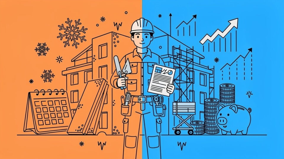 Jak przetrwać zimowy zastój w branży elewacyjnej? Strategie finansowe