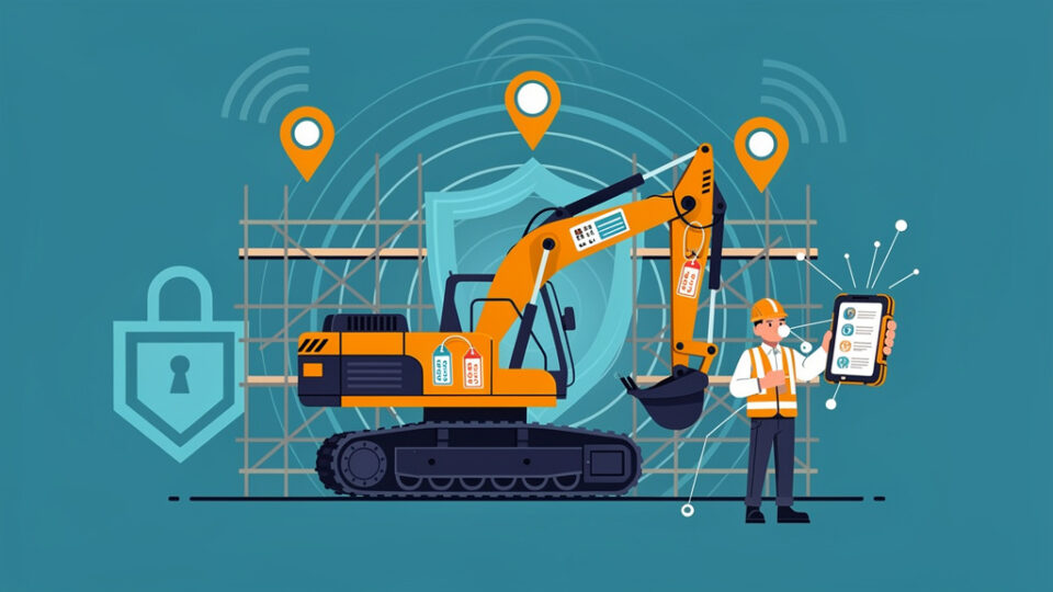 Jak zabezpieczyć drogi sprzęt na budowie przed kradzieżą? (GPS, znakowanie)