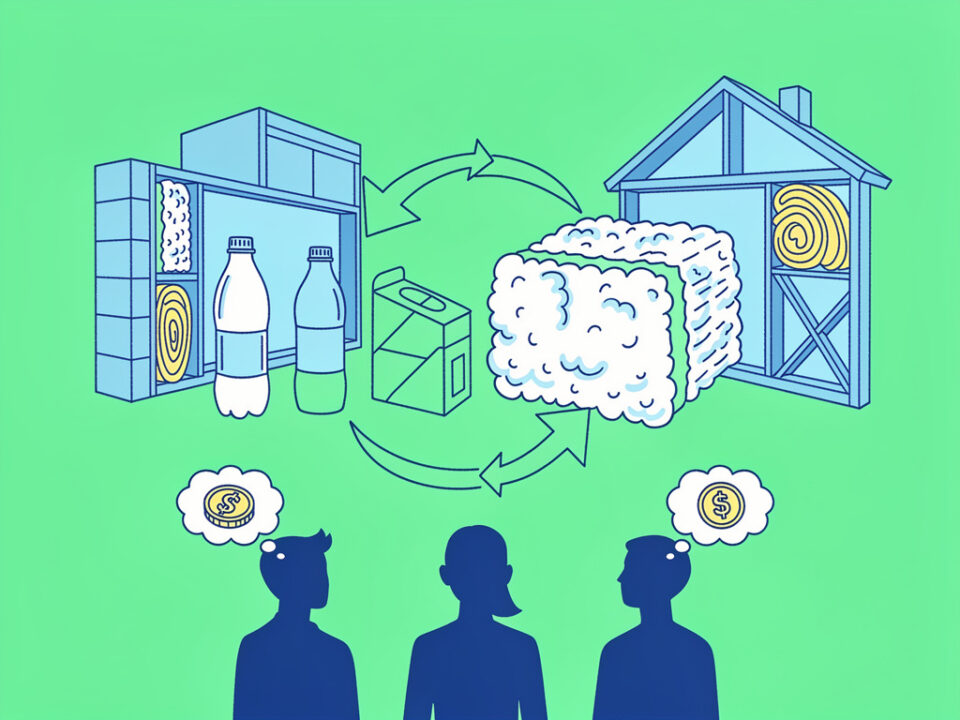 Materiały z recyklingu w izolacjach – czy klienci są gotowi za nie płacić?