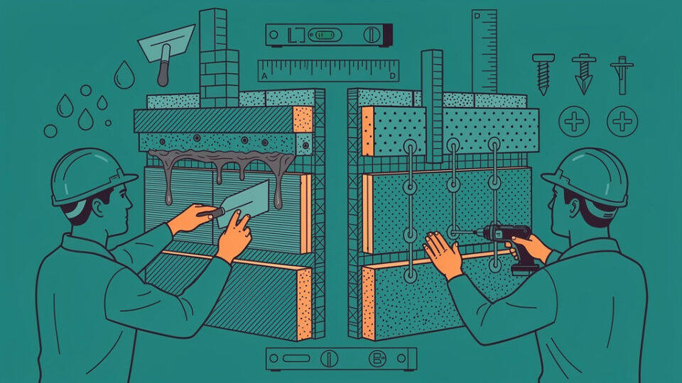Metoda lekka-mokra vs. lekka-sucha: Kiedy stosować którą technikę w modernizacji?